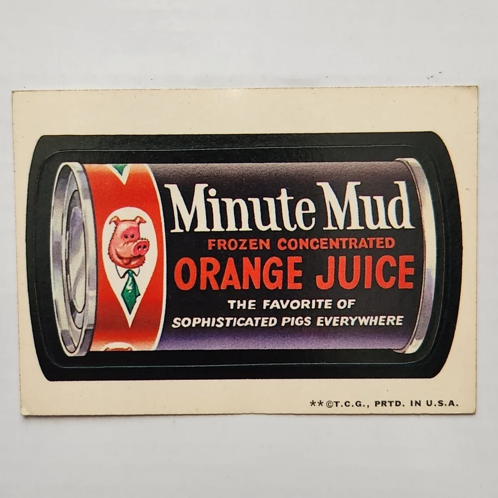 🍊 Vintage 1973 Wacky Packages Sticker - 